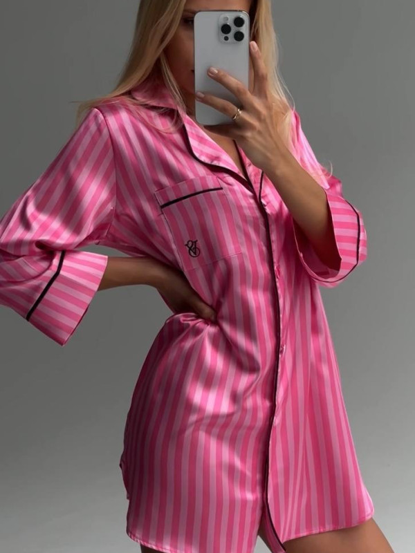 Малинова сорочка Victoria's Secret