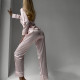 Рожевий комплект сорочка з штанами  Victoria's Secret